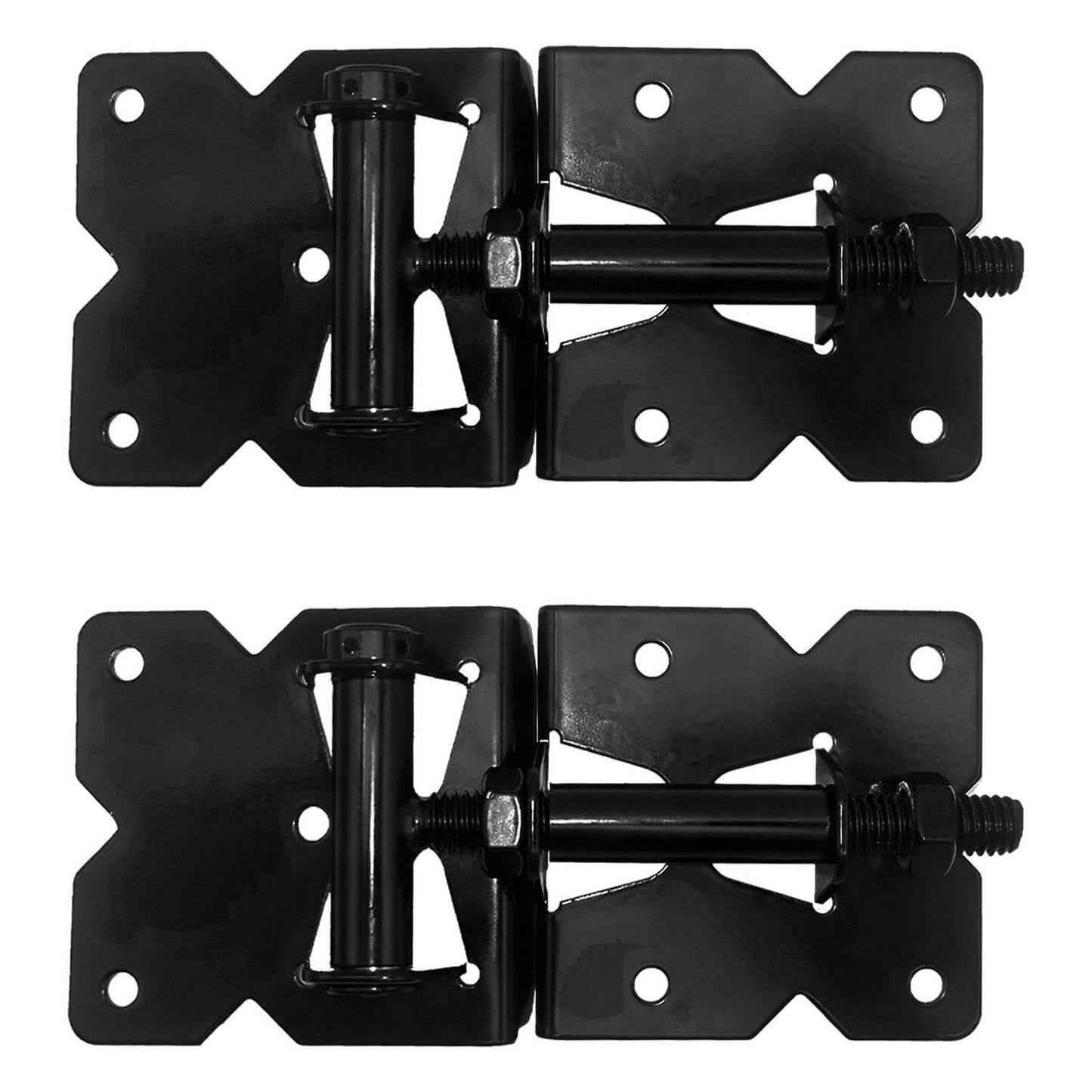 Vinyl Gate Hinges - For Vinyl, PVC or Plastic Fencing. Vinyl Fence Gate Hinges w/Mounting Hardware. Available in Standard and Self-Closing