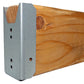 Wood Fence Rail Bracket For 2x4 Dimensional Lumber. Galvanized Steel to Resist Rusting. Quantity Each