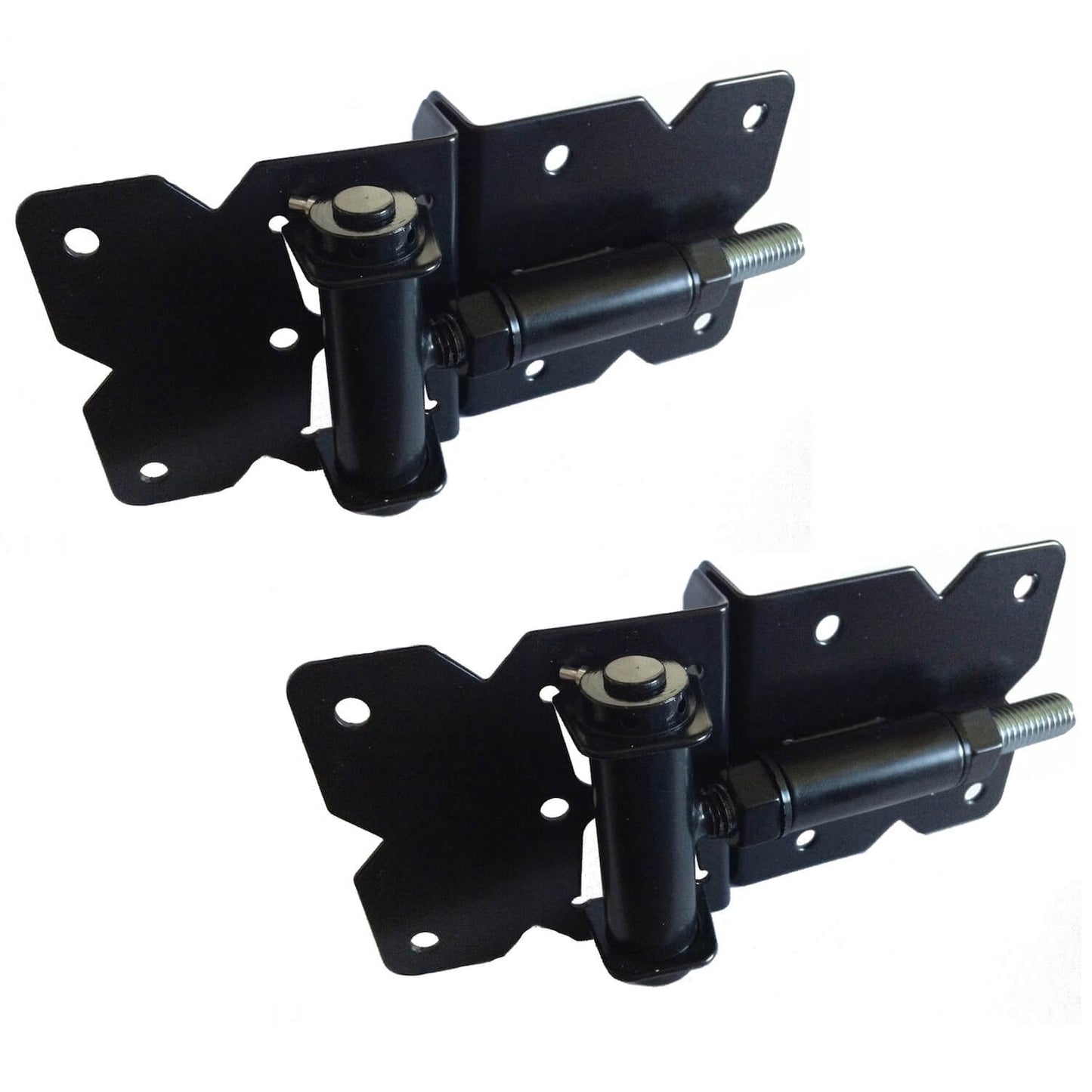 Vinyl Gate Hinges - For Vinyl, PVC or Plastic Fencing. Vinyl Fence Gate Hinges w/Mounting Hardware. Available in Standard and Self-Closing