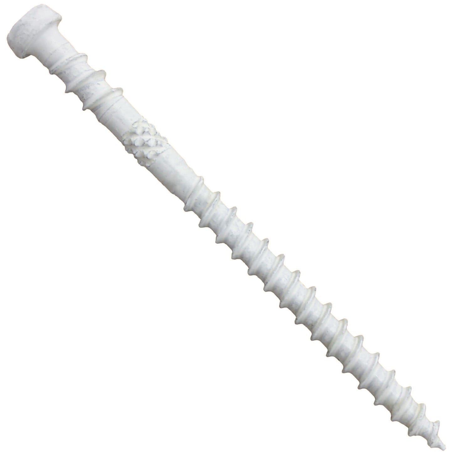 Jake Sales #10 x 2-3/4" WHITE Colored Composite Decking Wood Screw with Torx/Star Drive Head - Exterior Coated - ACQ Lumber Compatible 5 POUNDS ~350 Screws