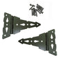 Wood Fence Gate Kits for Single and Double Gates. In Black and Bronze Styles